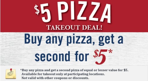 Pizzeria uno coupons