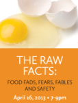Free lecture: Food fads, fears, fables, and safety