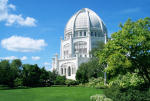 Free sightseeing: The Baha'i House of Worship