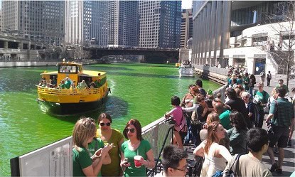 Chicago Water Taxi St. Patricks Day