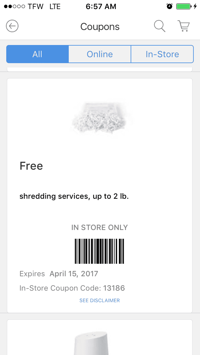 Free paper shredding at Staples Chicago on the Cheap